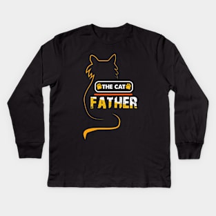 The Cat Father Kids Long Sleeve T-Shirt